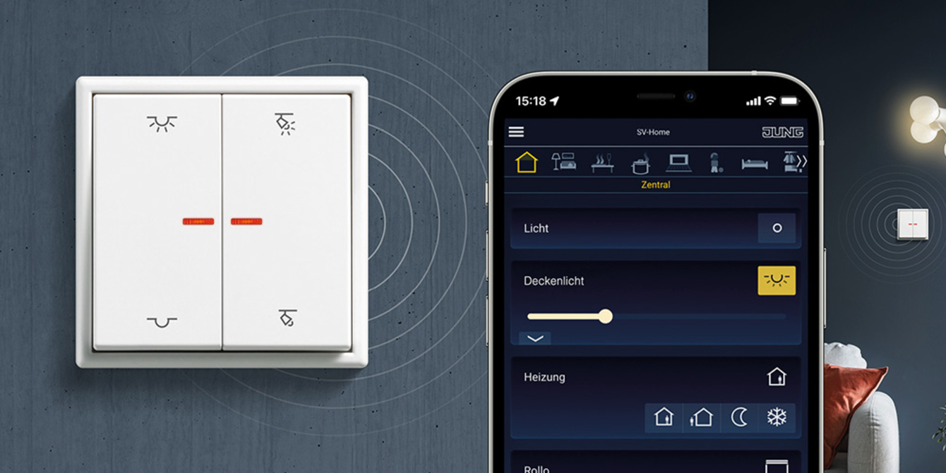 KNX RF Taster bei Elektroservice Zickler in Friedrichroda